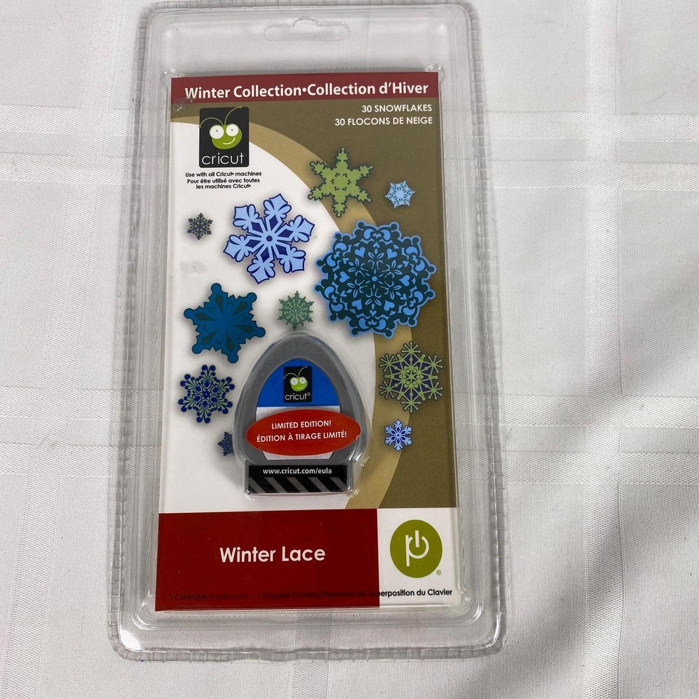 CRICUT - Limited Edition Winter Lace 30 Snowflakes - Winter‎ Collection